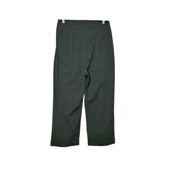 Blush BJ olive green pleated cropped pants size Medium - Picture 7 of 12